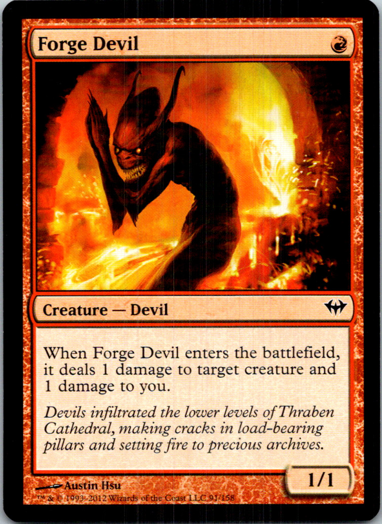 Forge Devil 91 Magic: The Gathering Dark Ascension LP