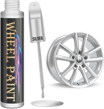 Silver Wheel Touch Up Paint Chrome Rim Paint For Curb Rash Wheel Scratch Repai