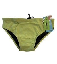 NWT Speedo Men's Size 28 Vibe Collection Acid Lime Swim Briefs Eco Endurance New
