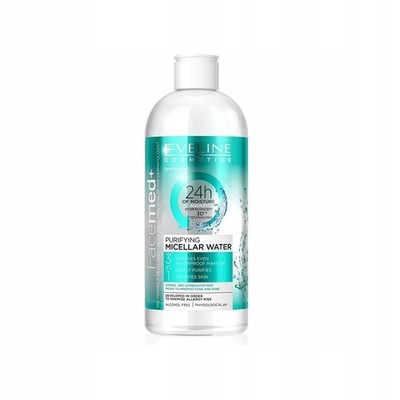 Eveline Facemed+ Mizellenwasser 3-in-1 Reinigung für Mischhaut 400 ml