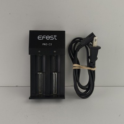 Efest Pro C2 Charger LED Indicator For Compatible 3.6V/3.7V Li-Ion Batteries