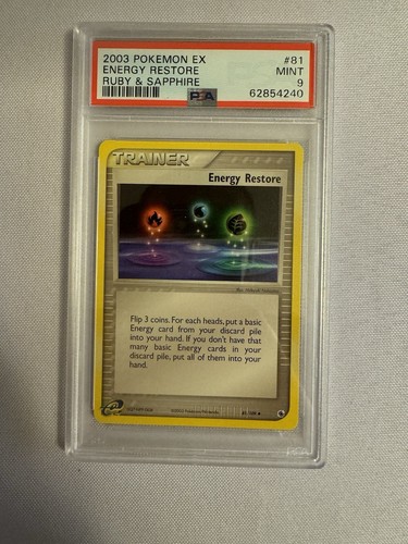Energy Restore graded PSA 9 for sale on eBay
