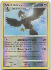Staraptor 16/130 Holo Rare Diamond & Pearl Pokemon Damaged on eBay