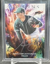 2021 Panini Chronicles - Origins Signatures Daulton Jefferies #OS-DJ Silver Ink