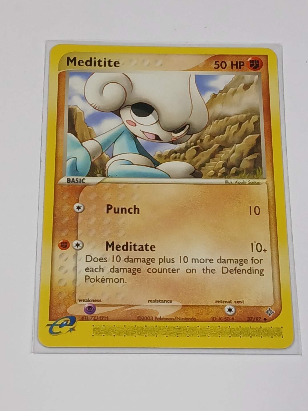 Meditite Uncommon- ex Dragon 37/97 2003 NM Pokemon
