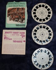 Knott's Berry Farm and Ghost Town View Master Packet Booklet Complete 3 Reel Set