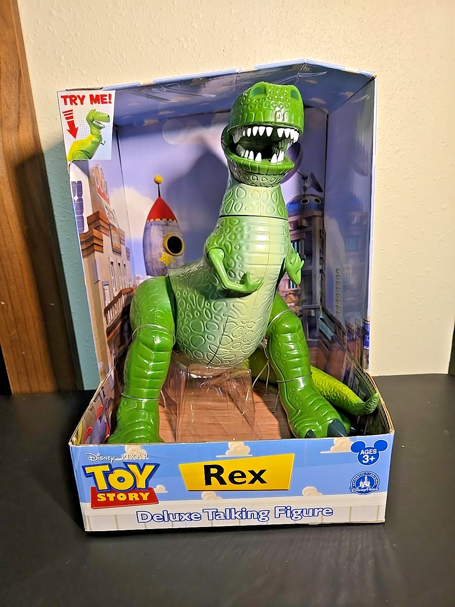 【中古】「非常に良い」トイストーリー　トーキングレックス　デラックスフィギュア　US　ディズニー　Disney Rex Talking Action Figure - Toy Story Disney Store Pixar Toy Story Rex Deluxe Talking Figure | eBay