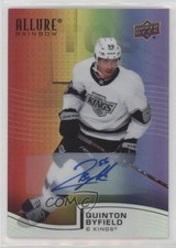 2021-22 Upper Deck Allure Rainbow Full Auto Quinton Byfield #R-1 Auto 1b2x