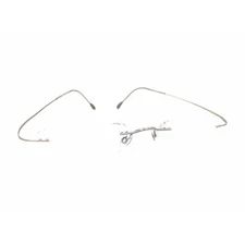 Silhouette 7395 40 6073 Titanium Brown Rimless Eyeglasses Frames 19 140 Austria