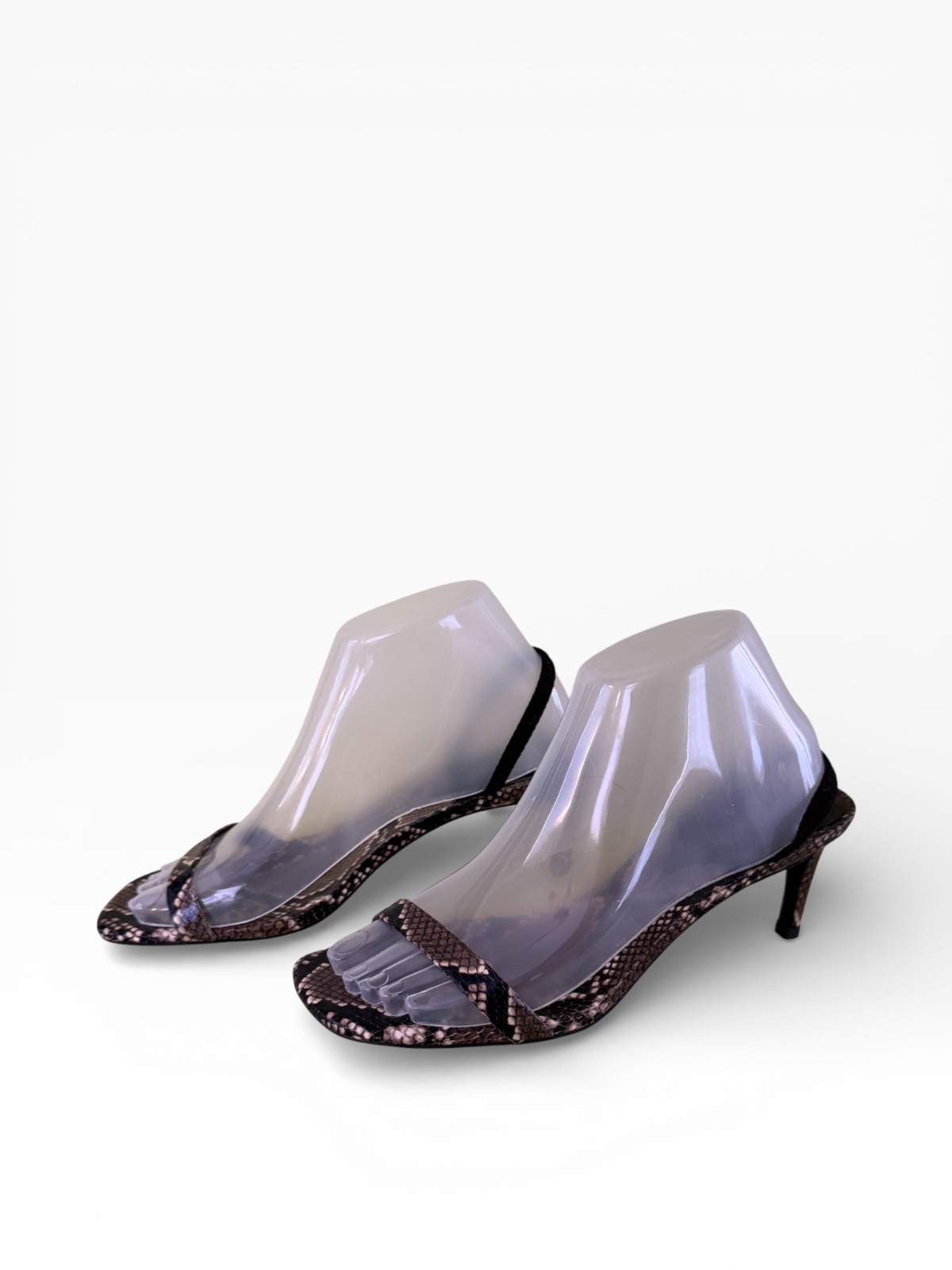 Jeffrey Campbell Snake Python Print Kitten Heel S… - image 5