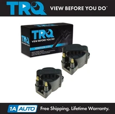 TRQ Ignition Spark Coil Set of 2 Kit for Chevy GMC Buick Pontiac L4 2.0 2.2 2.5