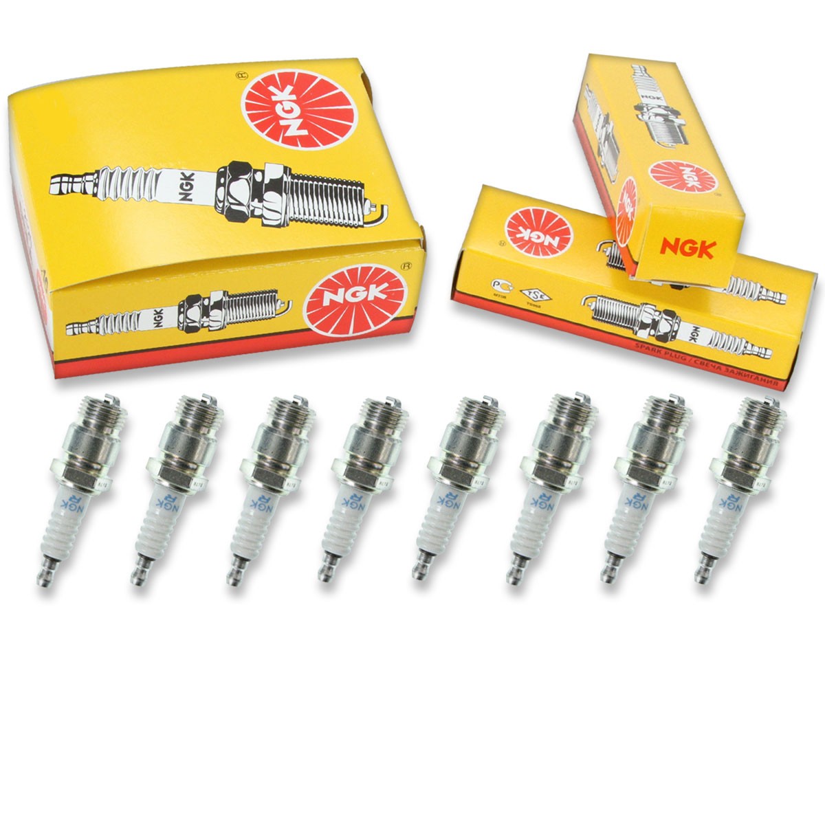8 pc NGK 3323 AR6FS Standard Spark Plugs for SP414 RF10C RF10 R86T R85T R83T il