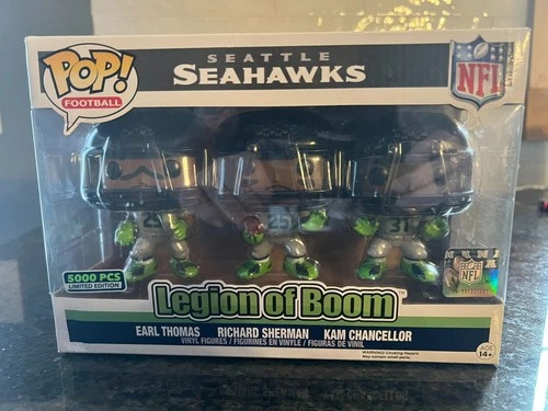 Funko Pop, NFL Legion of Boom 3 Pack, Seattle Seahawks, LE Only 5000 Made!