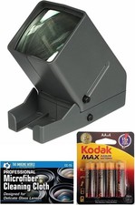 Medalight 35mm Desk Top Portable LED Negative and Slide Viewer AA Batteries...