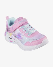 Skechers Unicorn Dreams - Wishful Magic Girls US 4 Pink Casual Shoes HTAT1342
