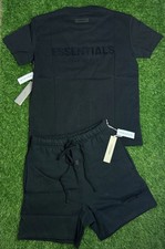 Essentials Black 2-Piece T-Shirt  Shorts Set Size M