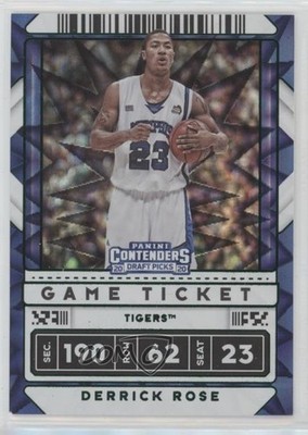 2020 Panini Contenders Draft Picks Game Ticket Green Explosion Derrick Rose 18ms