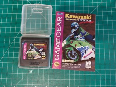 Kawasaki Super Bike Challenge Game Gear Authentic Cart + Manual