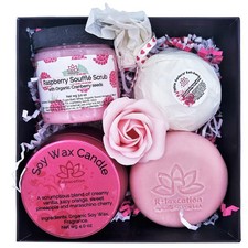 Bath and Body Spa Gift Set For Women - Relaxing Salt Bath Bombs, Natural Cold...