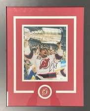 NJ Devils Ken Daneyko Signed Autograph Photo Celebrating w/ Stanley Cup JSA EX+