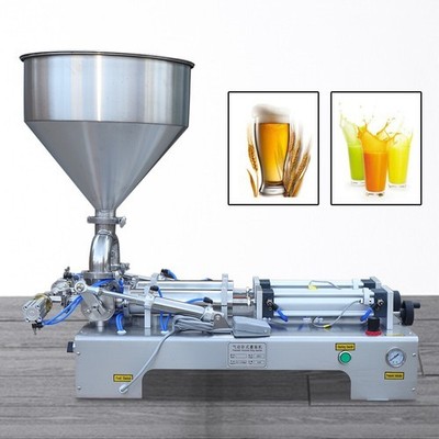 800W Double Head Liquid Paste Filling Machine Horizontal Pneumatic 50-500ml