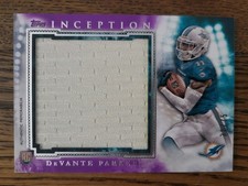 2015 Topps Inception Rookie Jumbo Relics Purple Devante Parker (32/75) Dolphins 