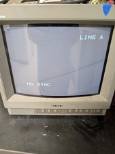 Sony PVM 14N6U 14" CRT TV TRINITRON RGB