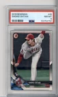 SHOHEI OHTANI 2018 BOWMAN #49 PSA 8 RC GRADED ROOKIE CARD
