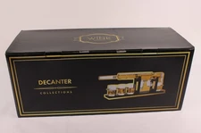 Wine Savant Whiskey Decanter Set-AR-15 with 4 Bullet Glasses & Stand N.O.B.