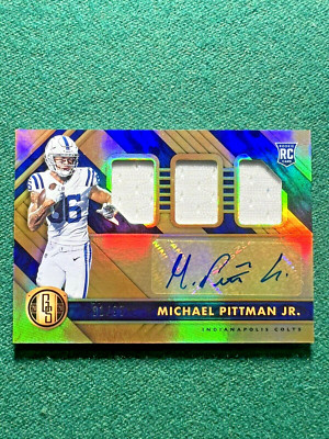 2020 Gold Standard Michael Pittman Jr Rookie Triple Patch Auto 81/99 RPA RC WOW!