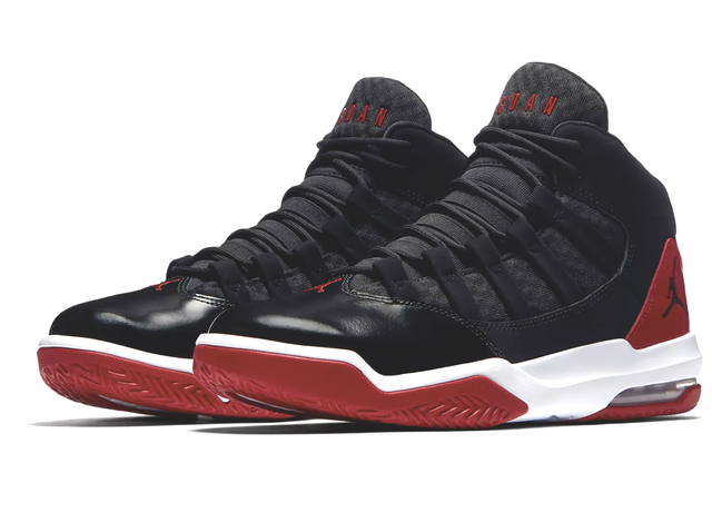 Nike Jordan Max Aura GS - White/Gym Red/Black â¢ Pris