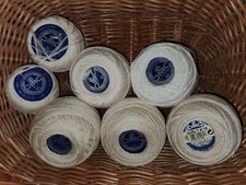 DMC Cebelia Crochet Thread Lot Natural White
