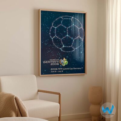 2006 Soccer World Cup Germany Poster - Football Wall Art 12X16