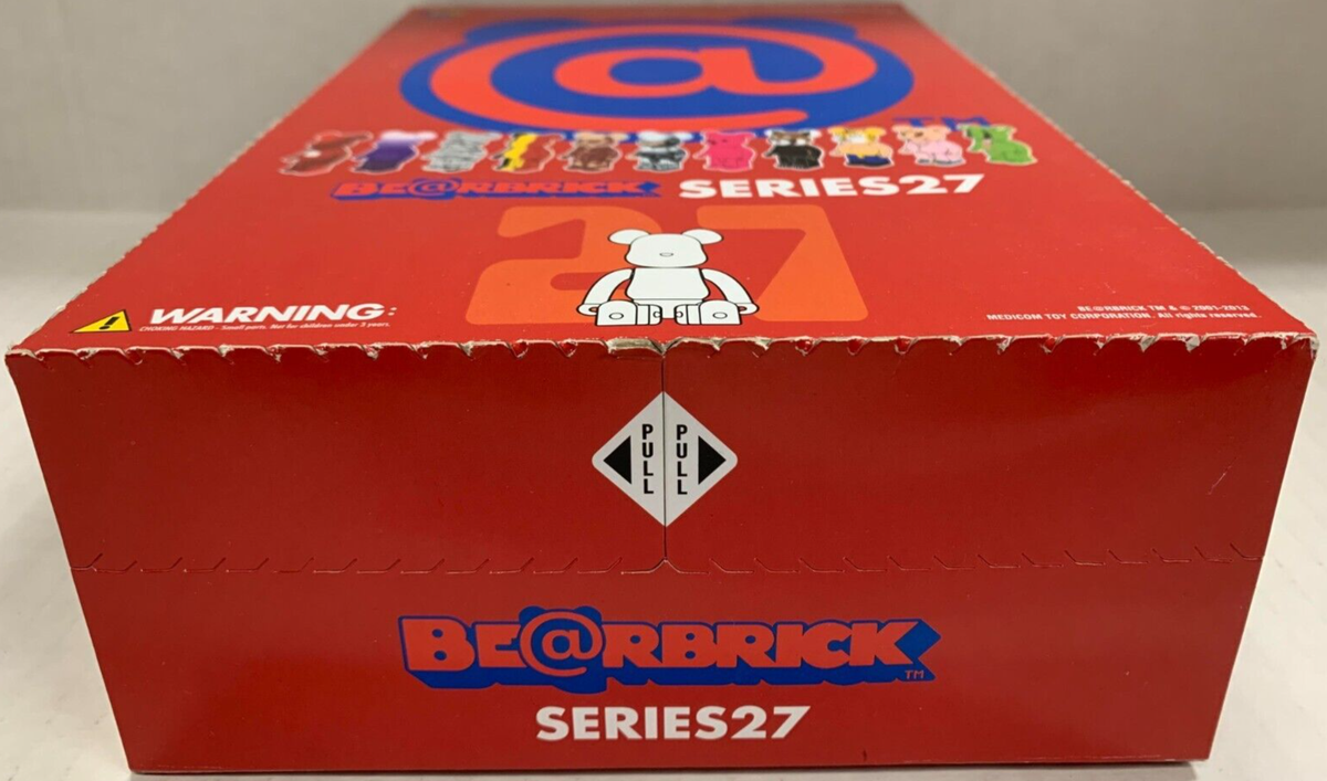 MEDICOM TOY BE@RBRICK SERIES 27 未開封カートンB MEDICOM BEARBRICK BE@RBRICK SERIES 27 FULL DISPLAY BOX 24 PIECES