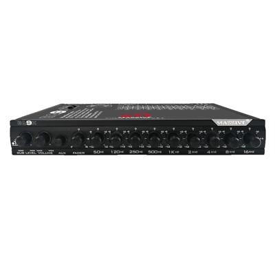 NEW MASSIVE AUDIO EQ9X - 9 Band Car Audio Graphic Equalizer