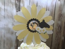 Daisy/Horse Theme Diaper Cake Topper