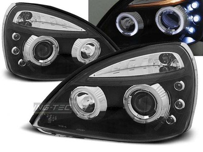 Ajovalot for Renault CLIO 2 II 01-05 Angel Eyes Black LPRE14WL XINO US