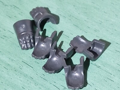 Pièces Détachées Playmobil - 2 Pétos Accroches Gris Pour Chevaliers & Romains - Occasion