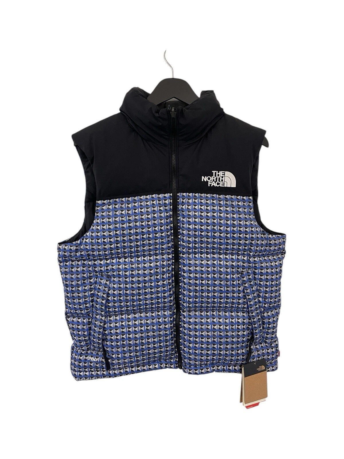 Gilet Nuptse clouté Supreme x The North Face taille S bleu