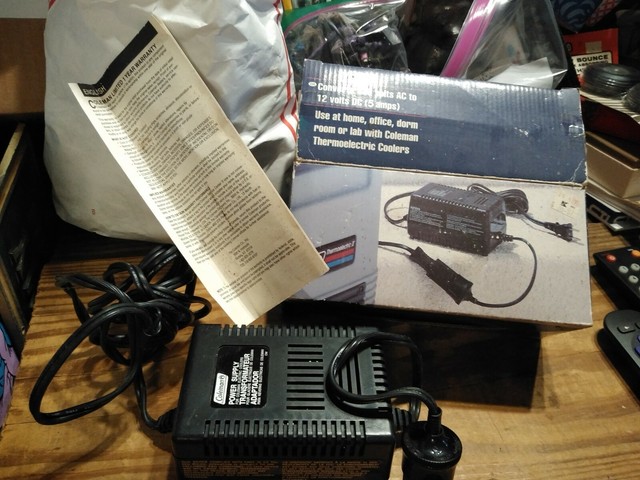 coleman electric cooler adapter