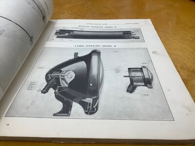 1918 FORD PARTS PRICE LIST FOR MODELS SUPER SIX & H- USED IN GOOD