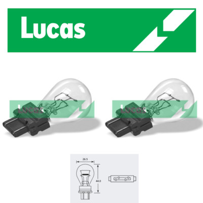 Lucas - 12V 27/7W W2,5x16q - 180 3157 - Glühbirne - Stop, Heck, Nebel - LLB180 x2