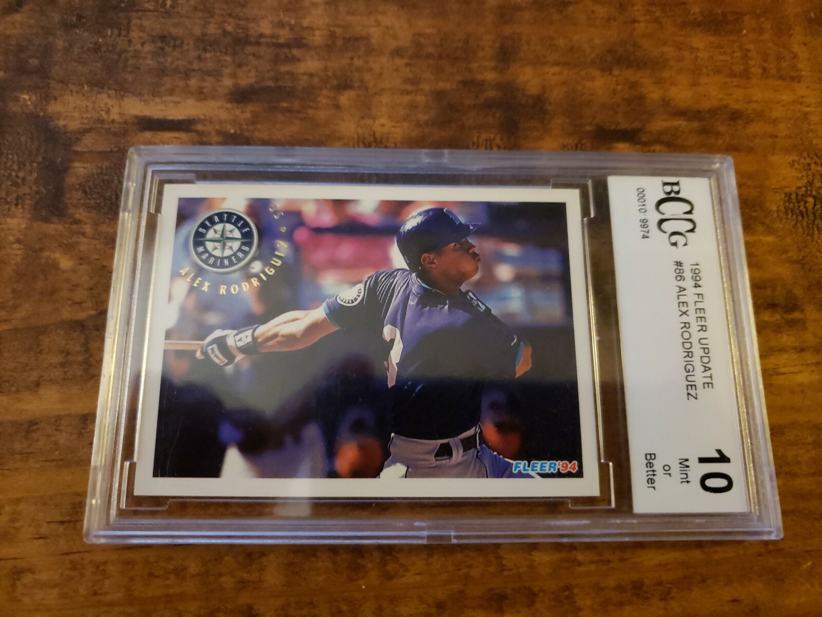 ALEX RODRIGUEZ 1994 Baseball Fleer Update RC #U86 Beckett Gem Mint 10 🔥