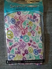 KITTRICH - Stretchable Fabric Book Covers Jumbo Size - 8'x10' or larger