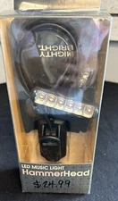 Mighty Bright HammerHead LED Music Light Black