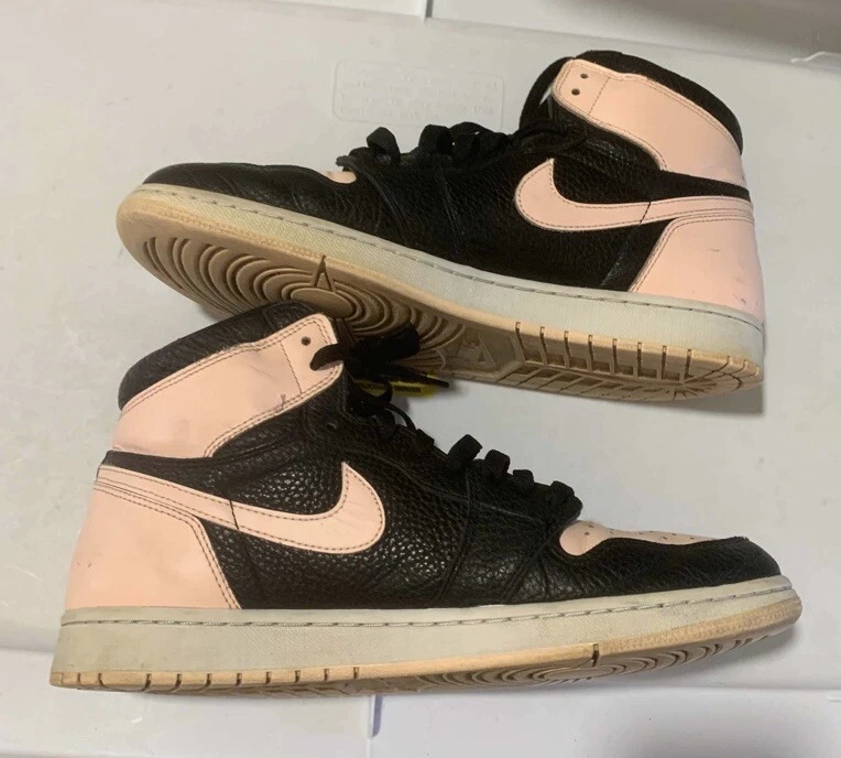 Nike air jordan 1 retro top high og black crimson tint