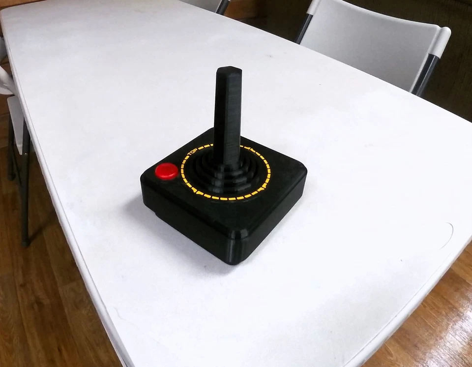 Vintage 1977 Atari 2600 CX-10 Heavy Sixer Joystick Controller - Image 2 of 2