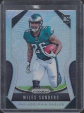 MILES SANDERS 2019 PANINI PRIZM SILVER ROOKIE PRIZMS SSP RC #326
