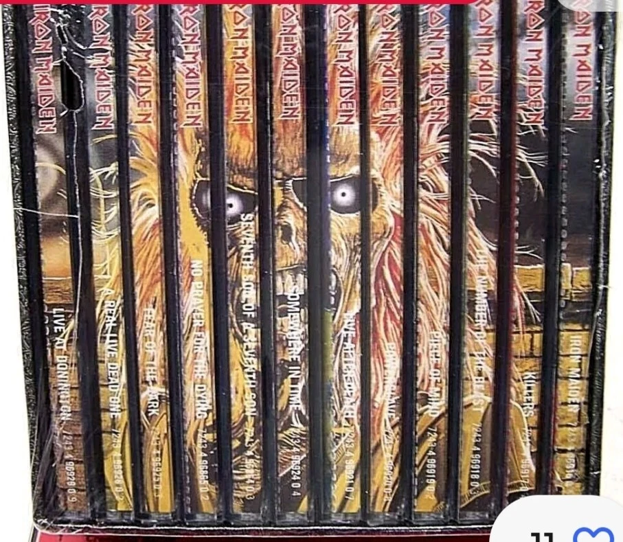 IRON MAIDEN THE COLLECTOR'S   EDDITION 1998 15 DISC CD 💿 BOX  SET NEW SEALED🤐  - Image 2 of 4