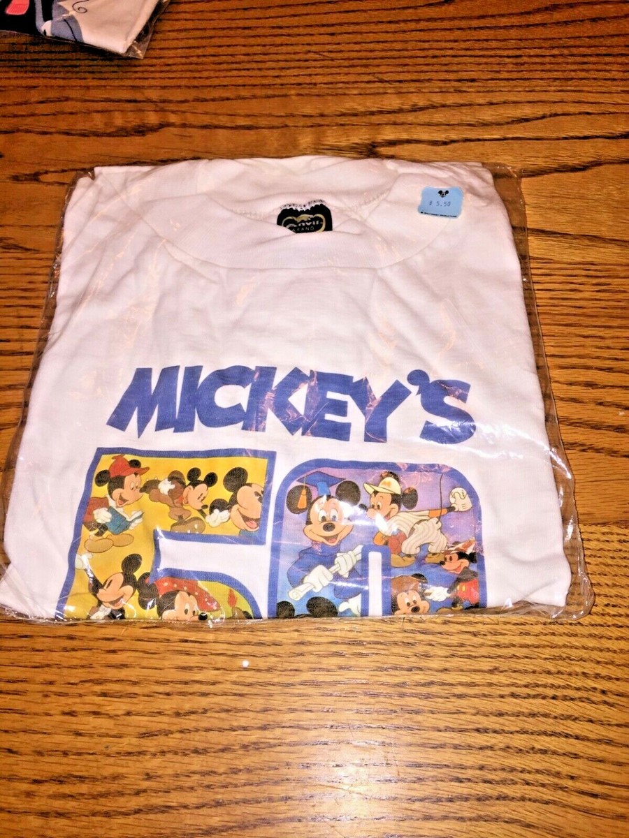 ヴィンテージアンビルセット Vintage Mickey's 50 T shirt Disney Mickey Mouse RARE and SEALED